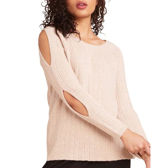 BB DAKOTA REVOLVE Ribbed Sweater Underneath it all Pullover Crew Neck Large NWT - Picture 1 of 11